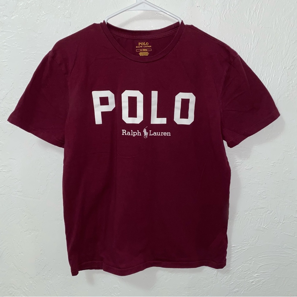 Maroon polo tee
